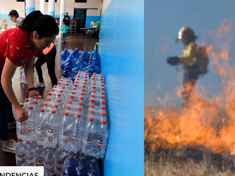 Entrega de ayuda a bomberos y damnificados por incendios en Ñuble y Bío ...